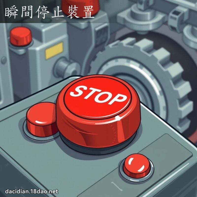 瞬間停止裝置 - 國語大辭典配圖