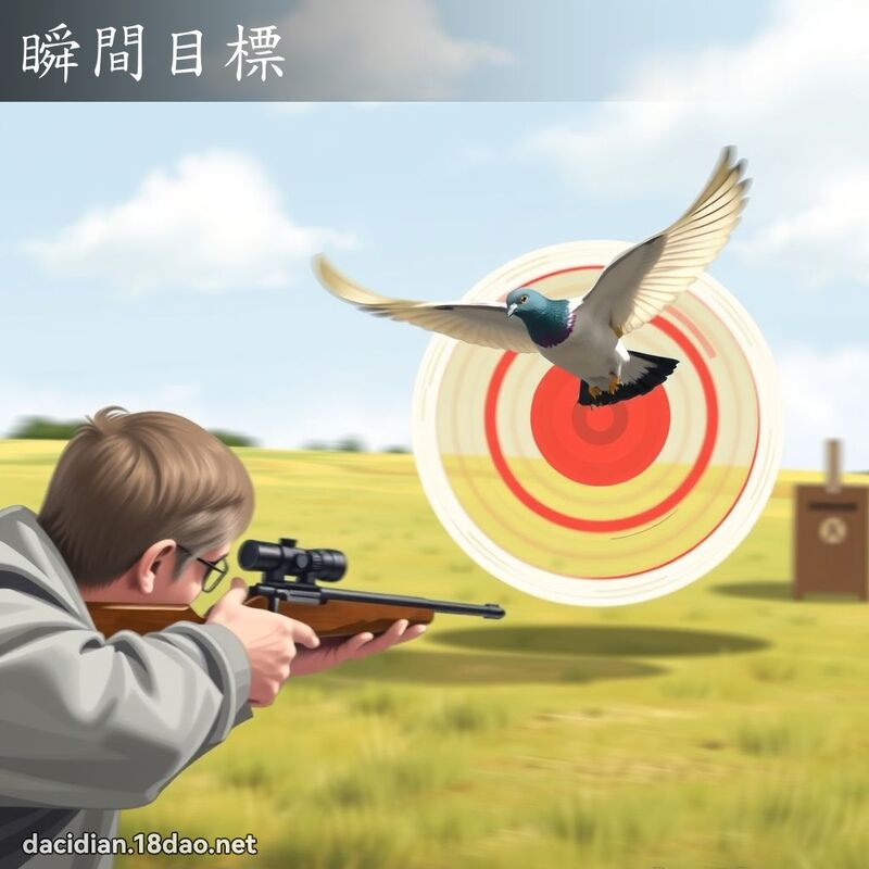 瞬间目標 - 国语大辞典配图