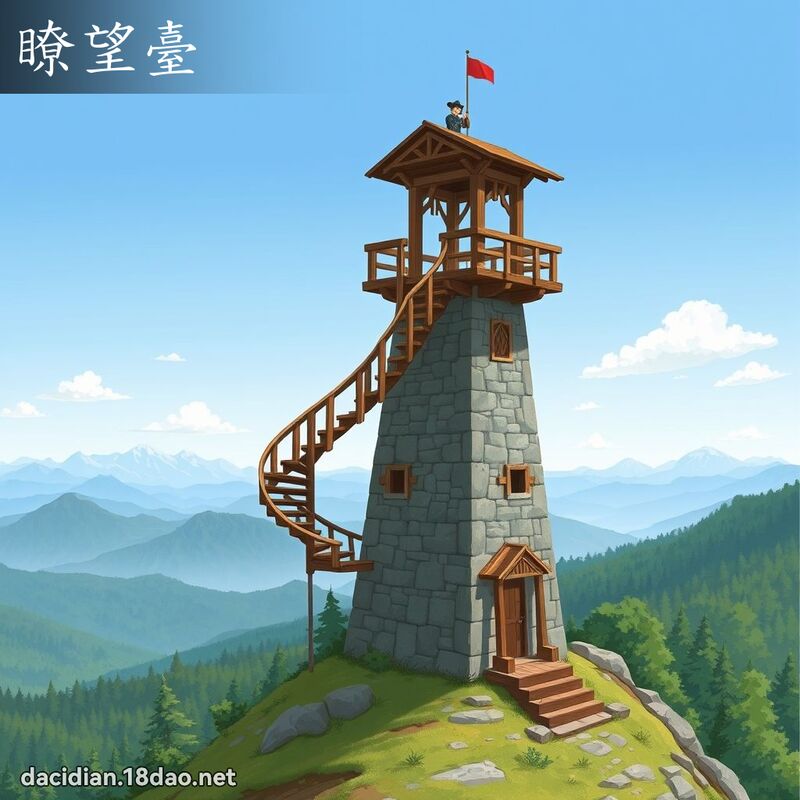 瞭望台 - 国语大辞典配图