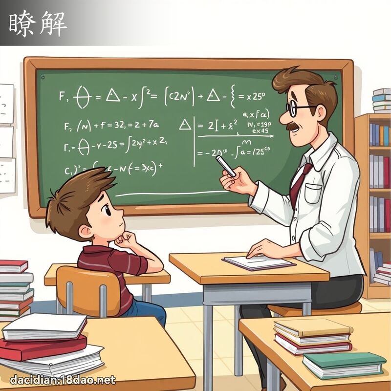 瞭解 - 国语大辞典配图