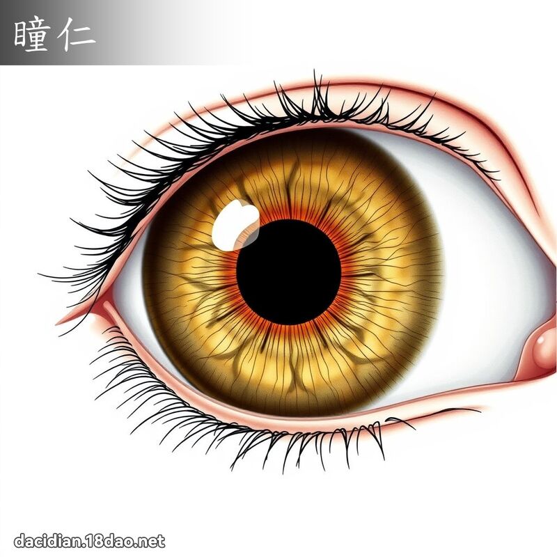 瞳仁 - 國語大辭典配圖