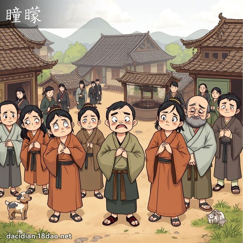 瞳蒙 - 国语大辞典配图