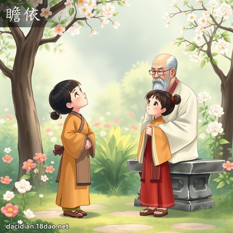 瞻依 - 國語大辭典配圖
