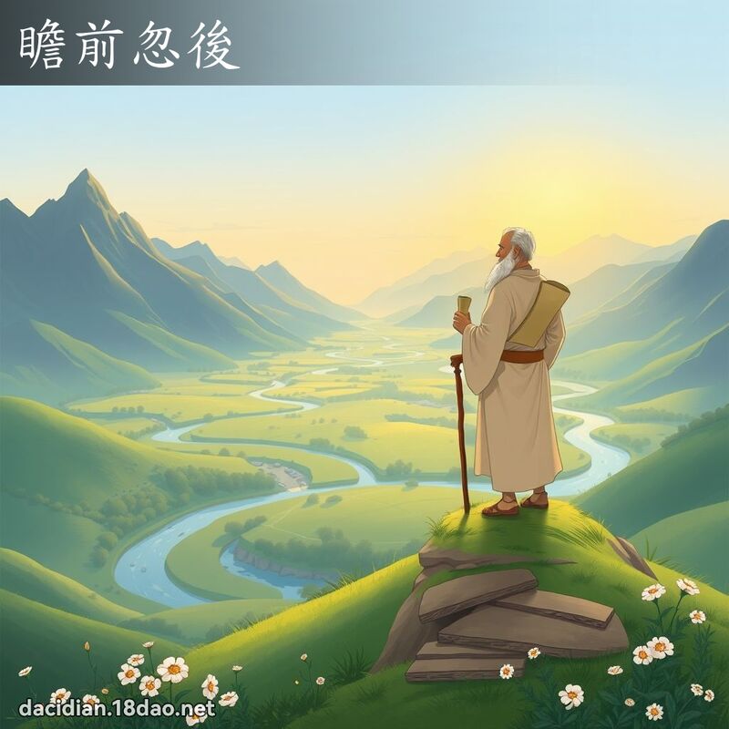 瞻前忽後 - 國語大辭典配圖