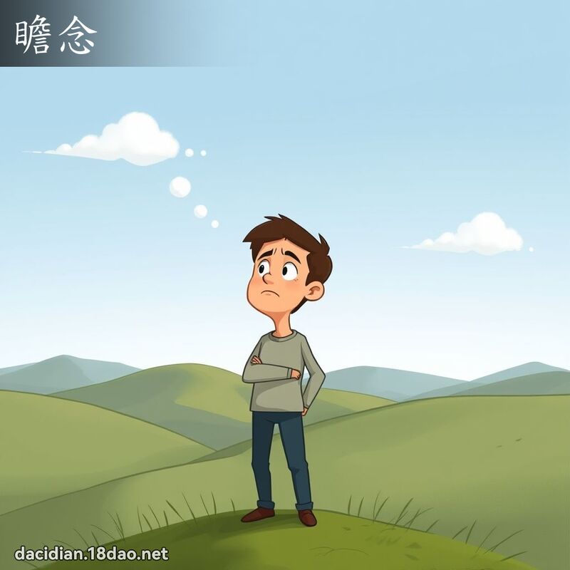 瞻念 - 國語大辭典配圖