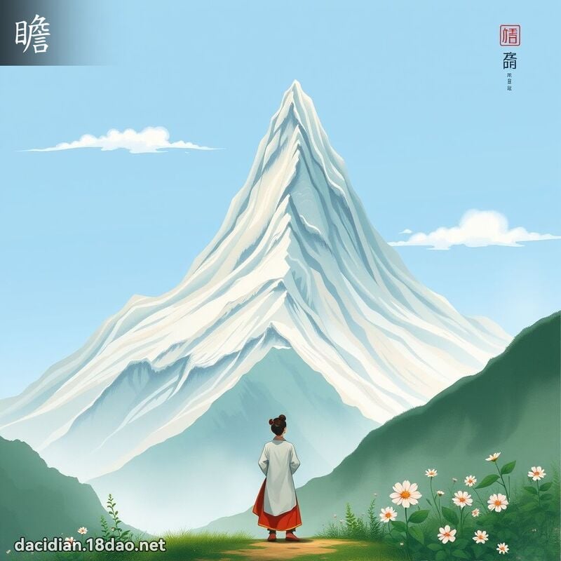 瞻 - 国语大辞典配图