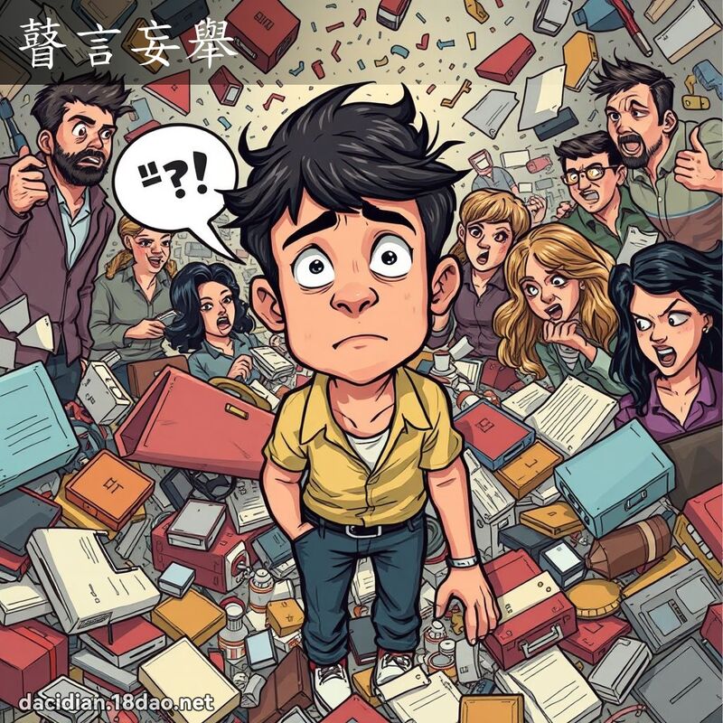 瞽言妄舉 - 國語大辭典配圖