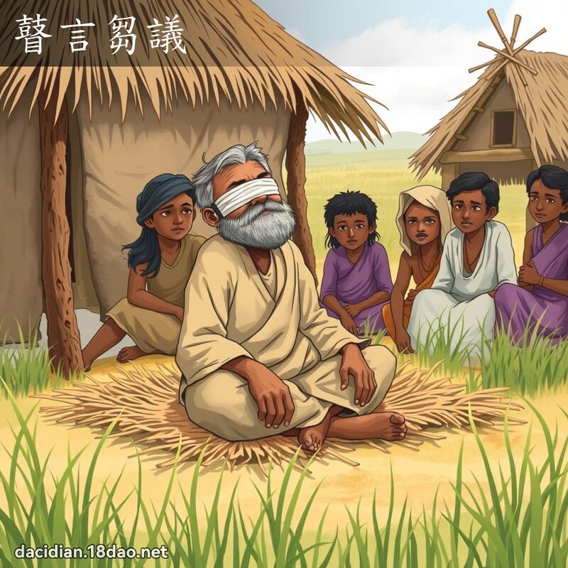 瞽言芻议 - 国语大辞典配图