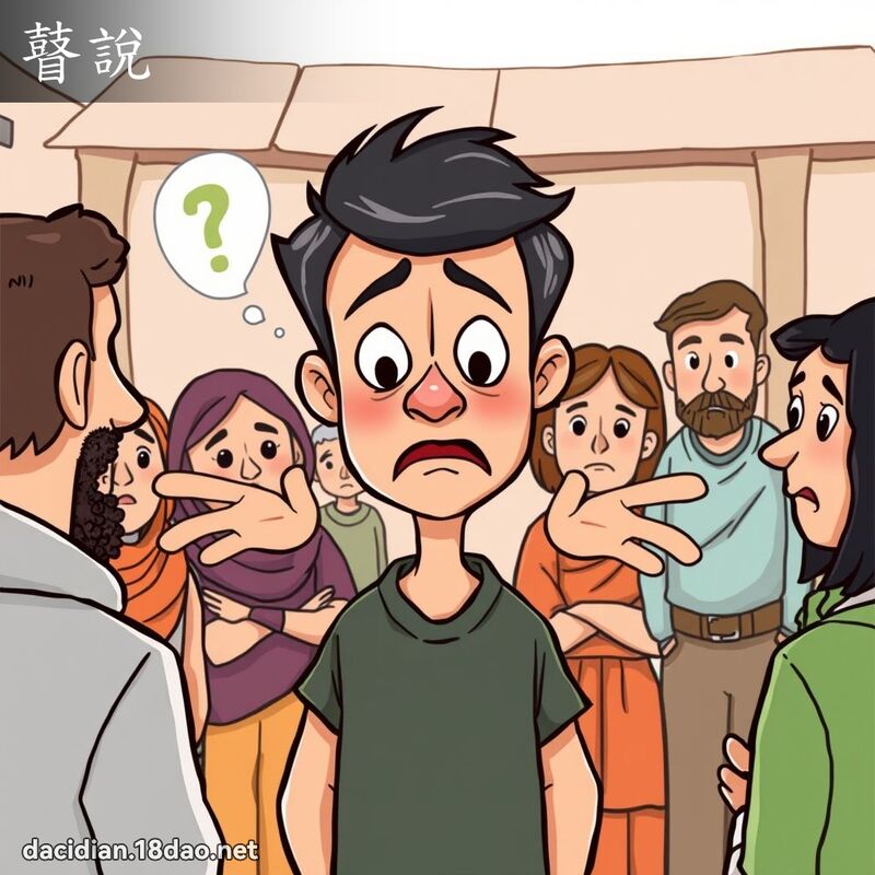 瞽说 - 国语大辞典配图