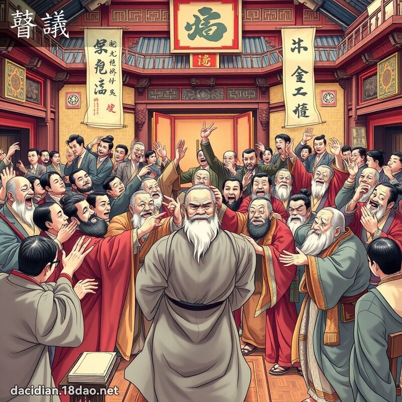 瞽议 - 国语大辞典配图
