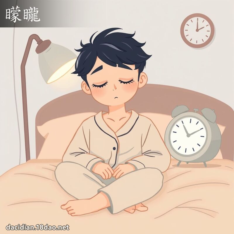 蒙矓 - 国语大辞典配图