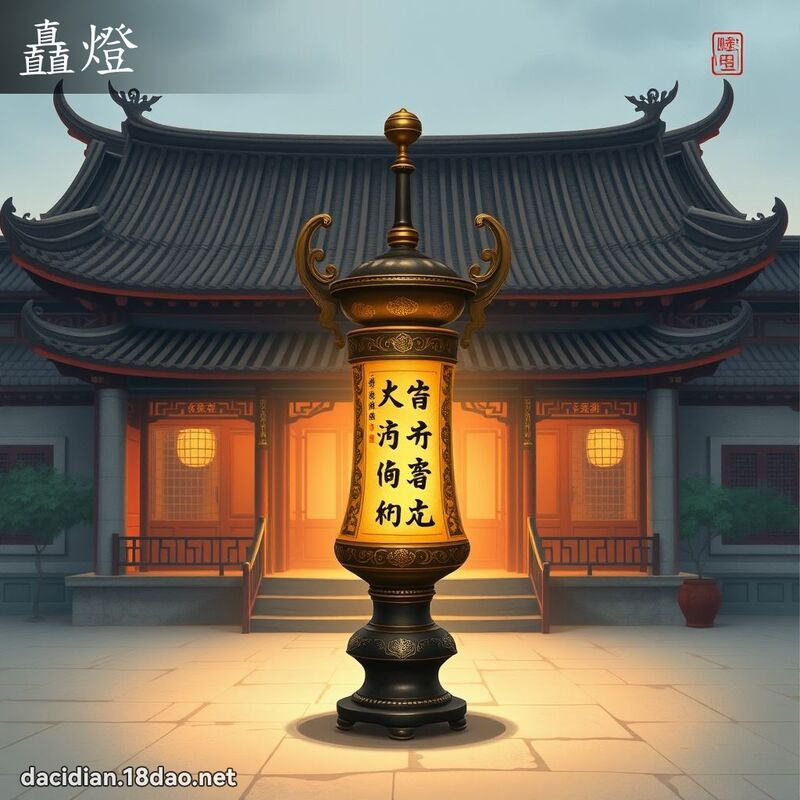 矗燈 - 國語大辭典配圖