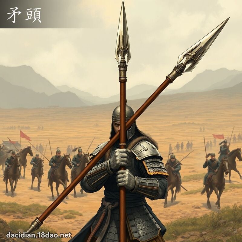 矛頭 - 國語大辭典配圖