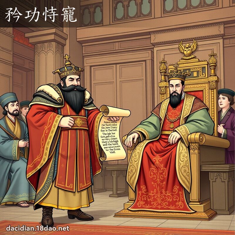 矜功恃寵 - 國語大辭典配圖