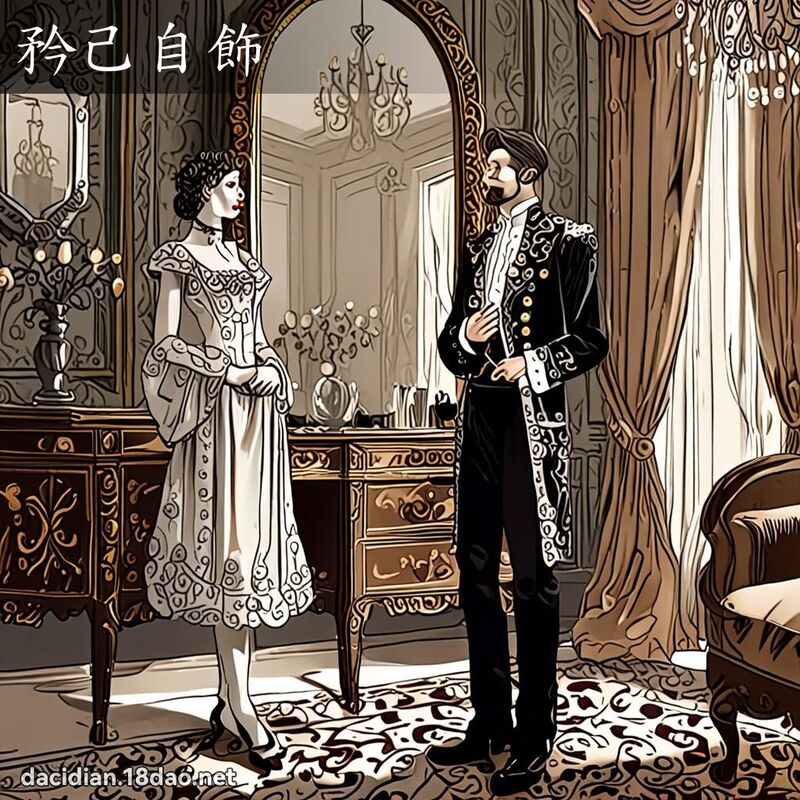 矜己自飾 - 國語大辭典配圖