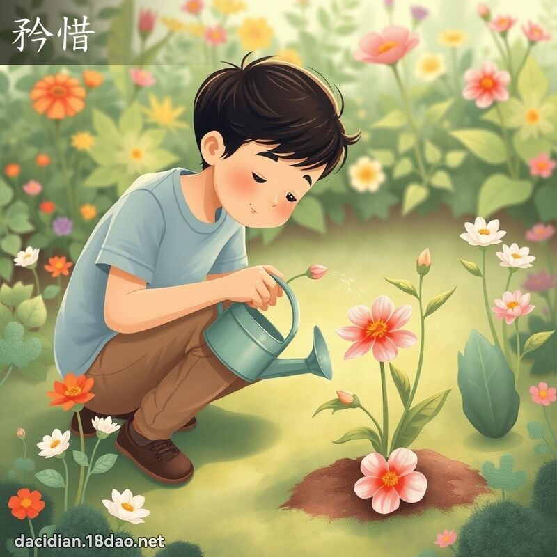 矜惜 - 國語大辭典配圖