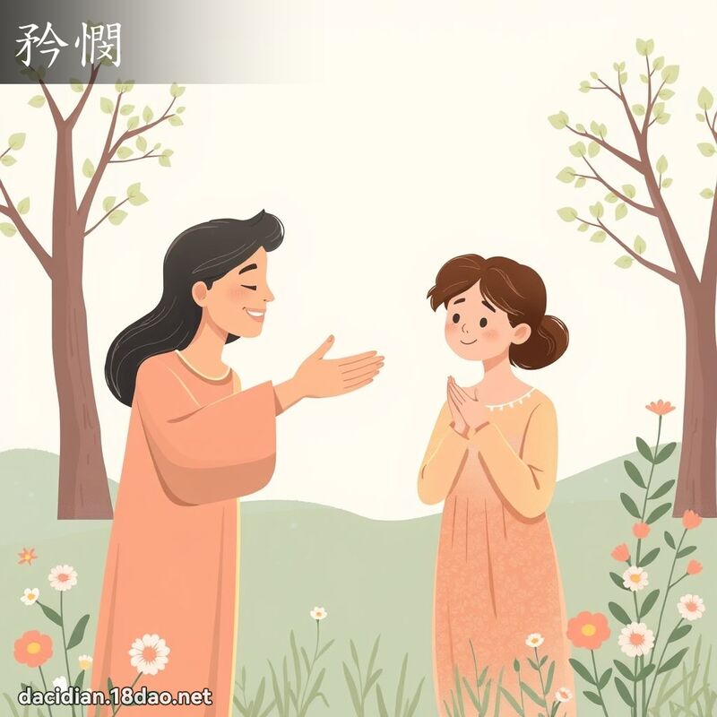 矜悯 - 国语大辞典配图