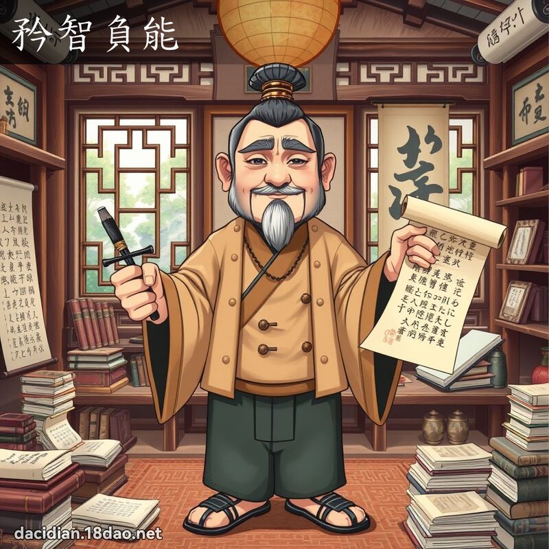 矜智負能 - 國語大辭典配圖