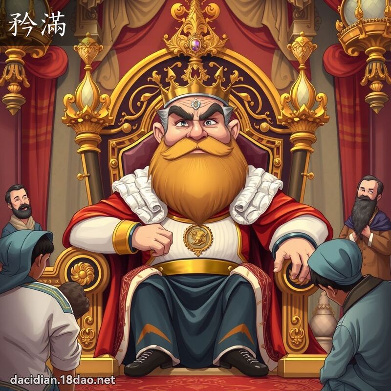 矜滿 - 國語大辭典配圖