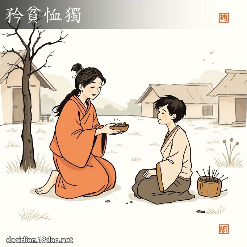 矜貧恤獨 - 國語大辭典配圖
