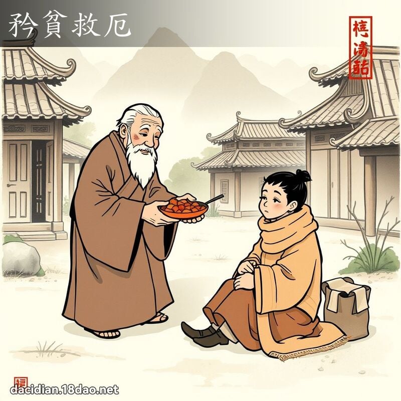 矜貧救厄 - 國語大辭典配圖
