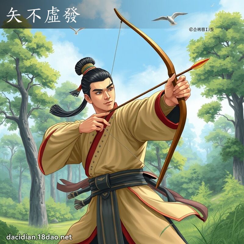 矢不虚发 - 国语大辞典配图