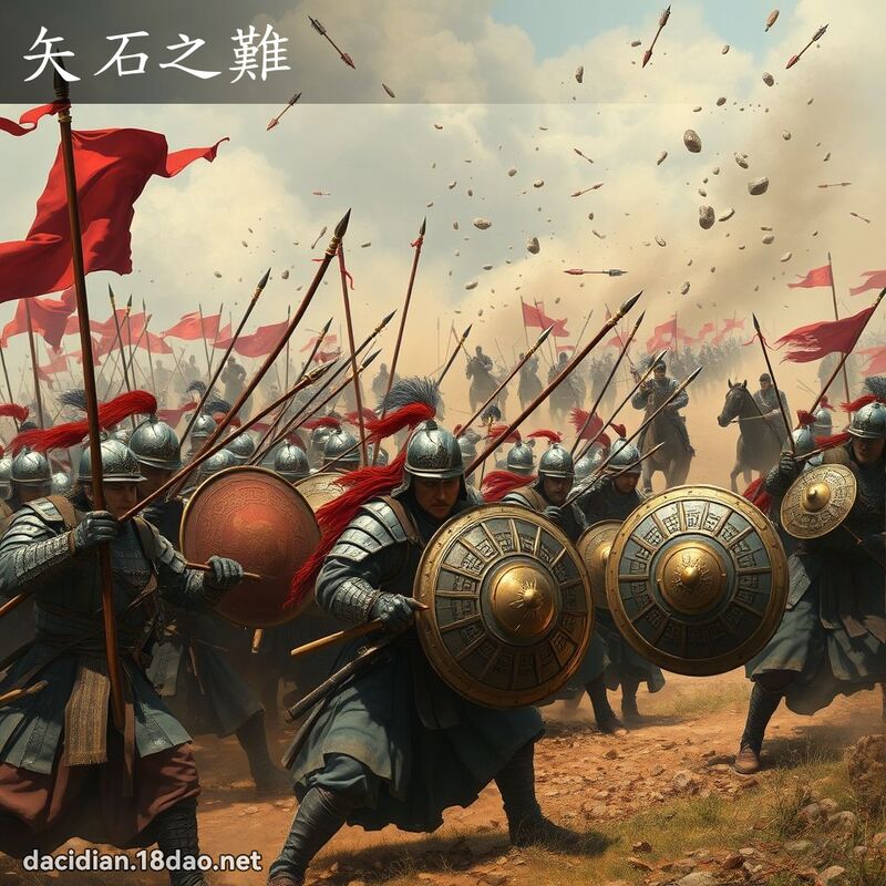 矢石之難 - 國語大辭典配圖