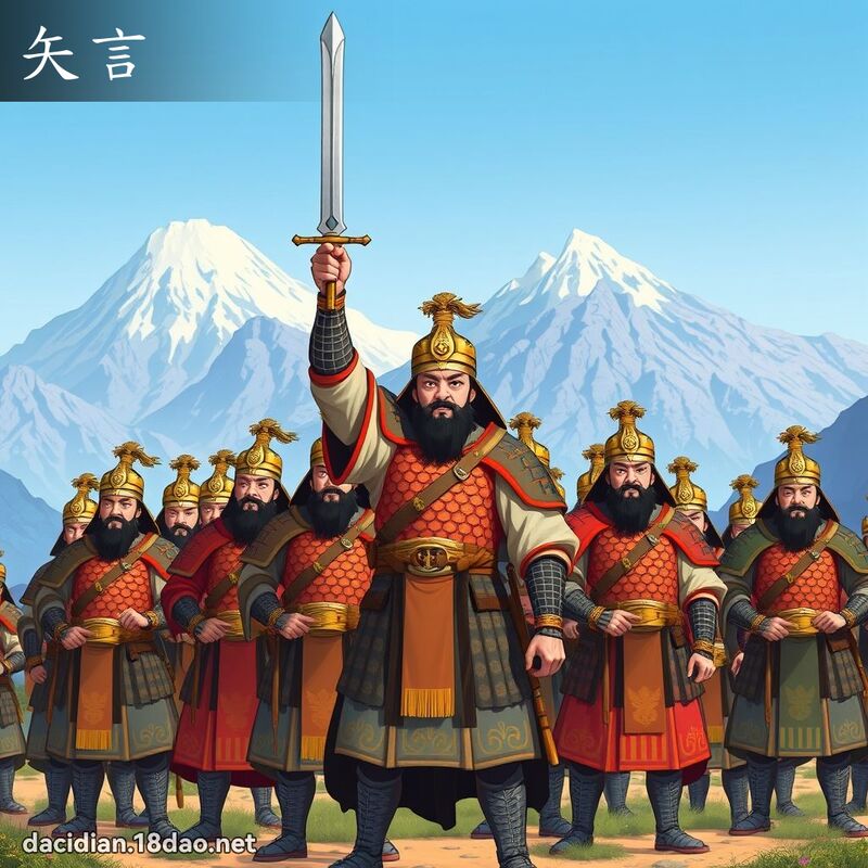 矢言 - 國語大辭典配圖
