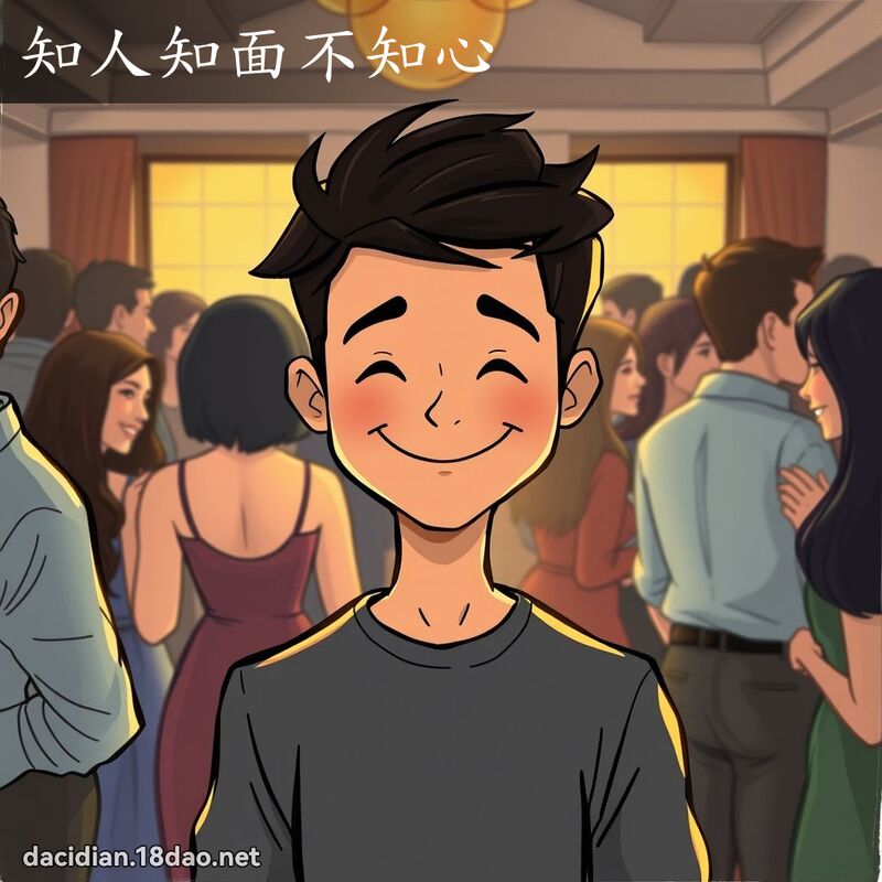 知人知面不知心 - 国语大辞典配图