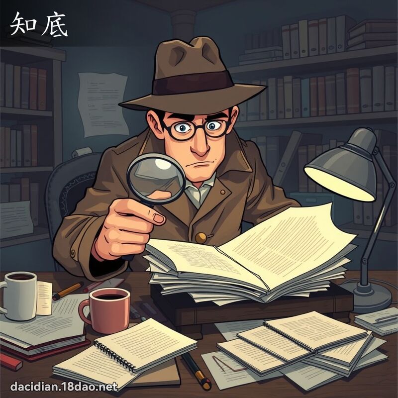 知底 - 國語大辭典配圖
