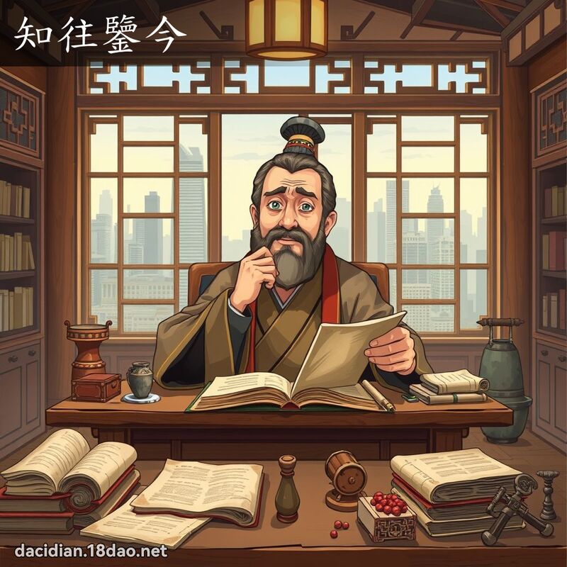 知往鑒今 - 國語大辭典配圖
