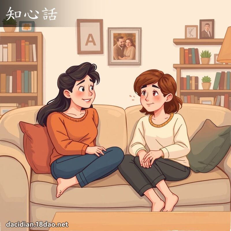 知心話 - 國語大辭典配圖
