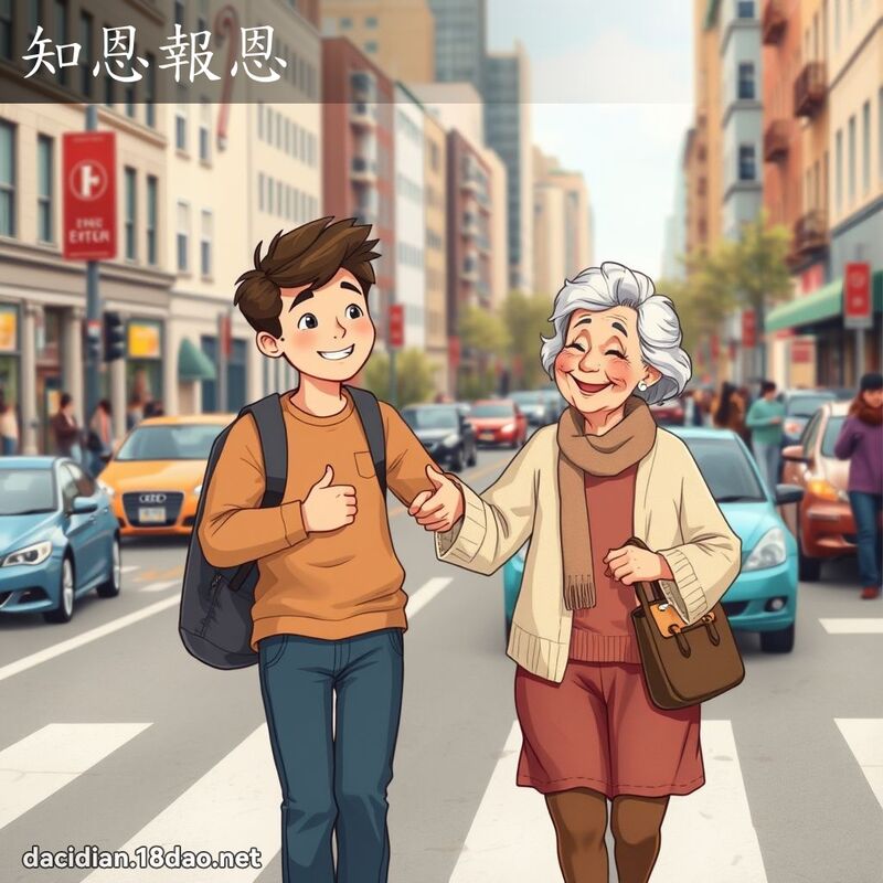知恩报恩 - 国语大辞典配图