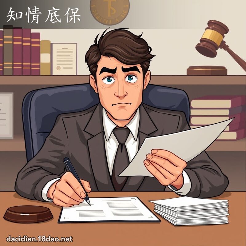 知情底保 - 國語大辭典配圖