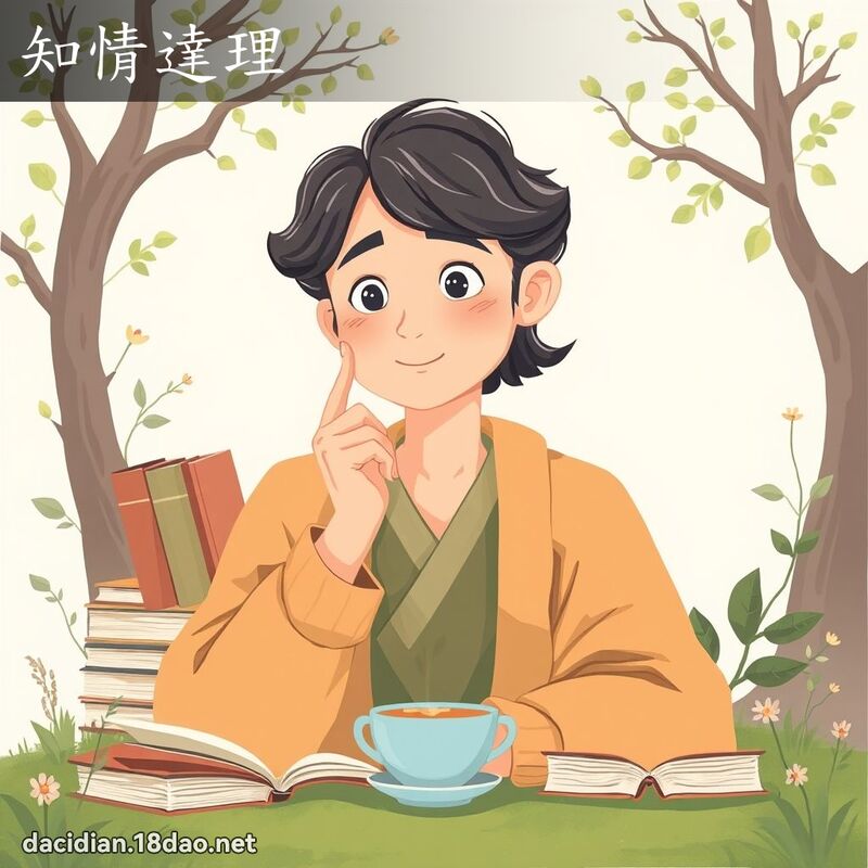 知情達理 - 國語大辭典配圖