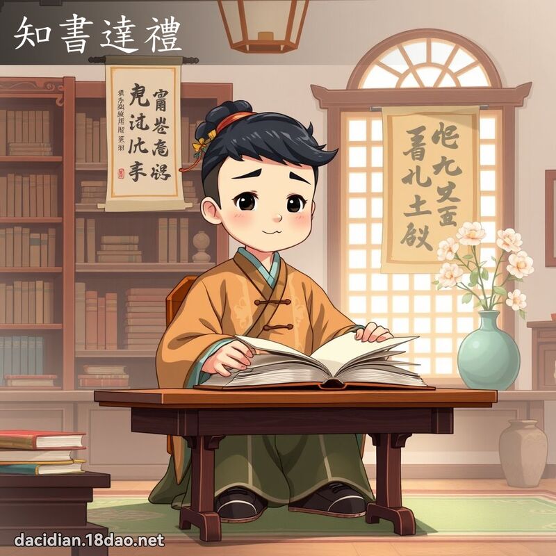 知書達禮 - 國語大辭典配圖