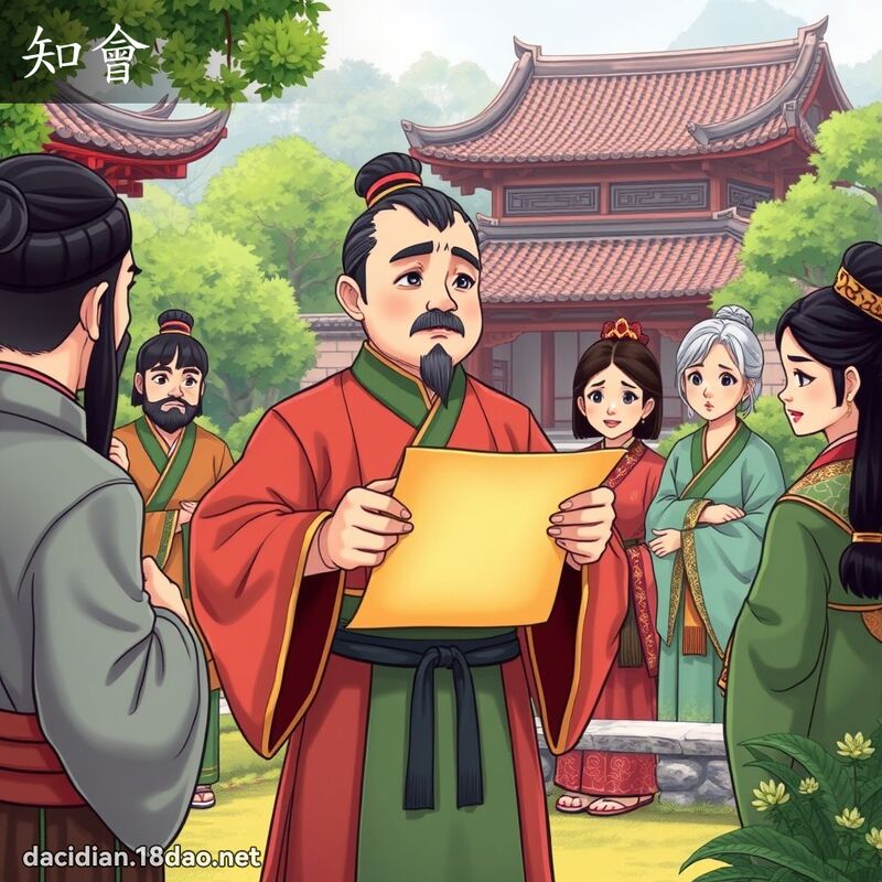 知会 - 国语大辞典配图