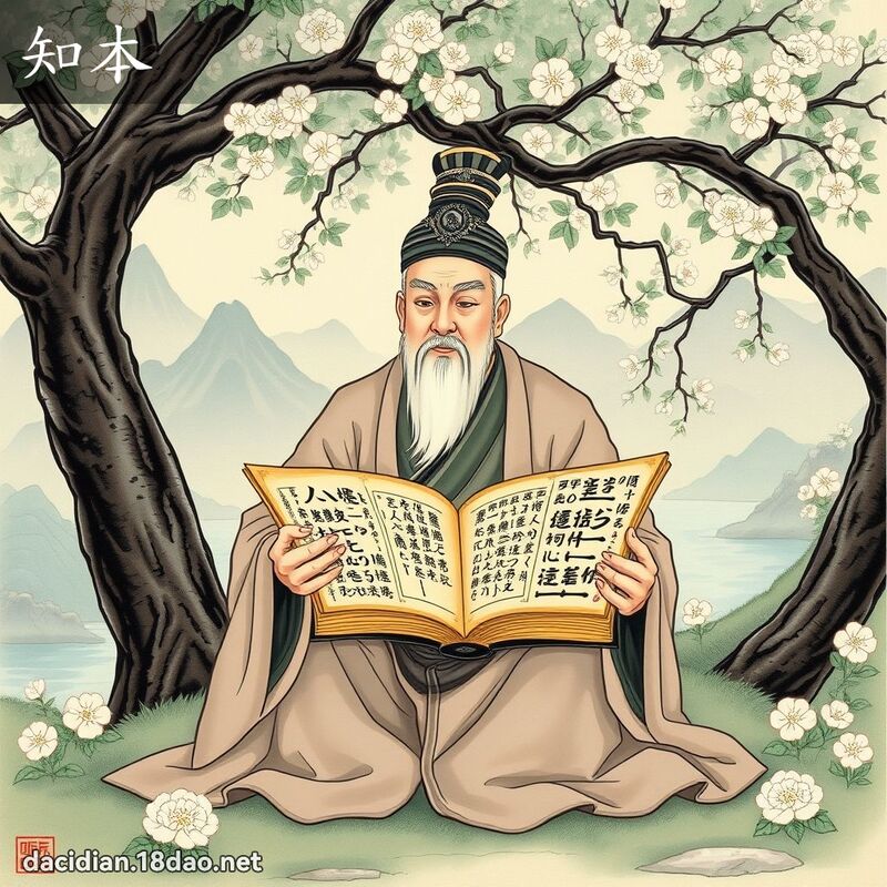 知本 - 國語大辭典配圖