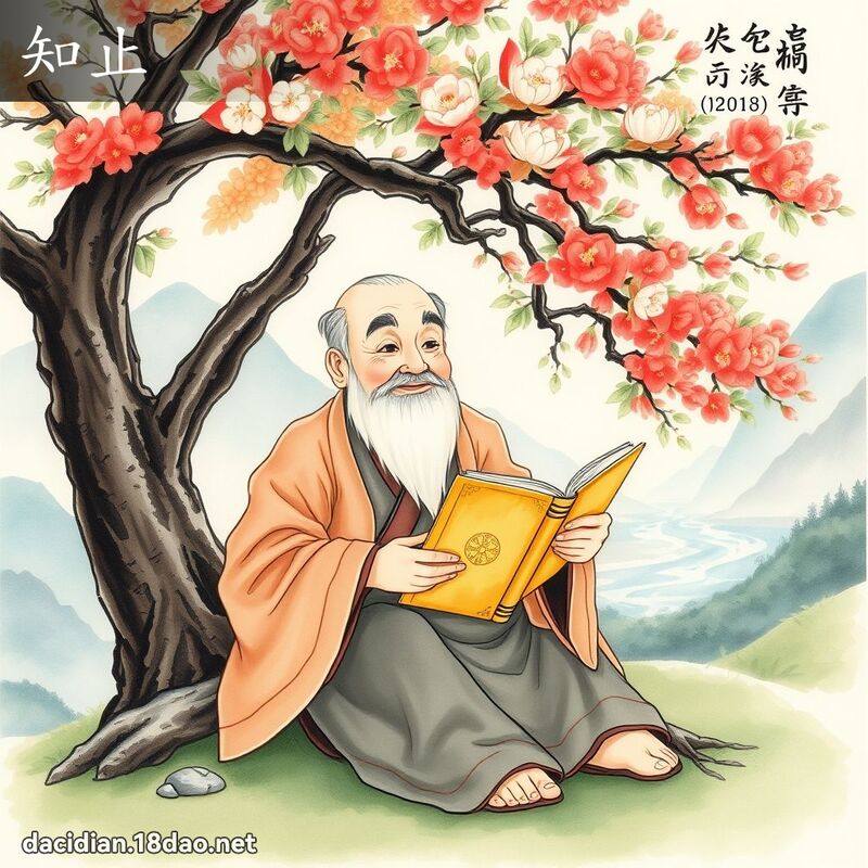 知止 - 國語大辭典配圖
