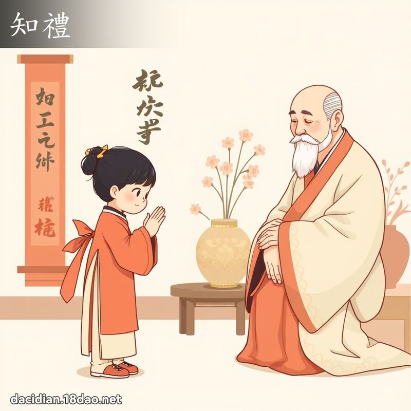 知禮 - 國語大辭典配圖