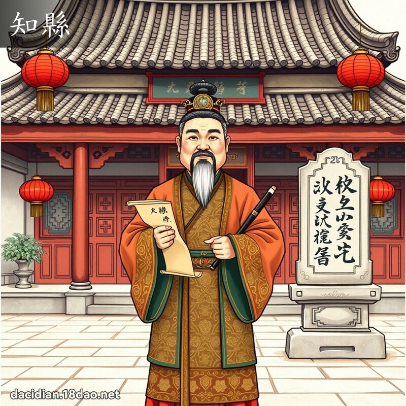 知縣 - 國語大辭典配圖