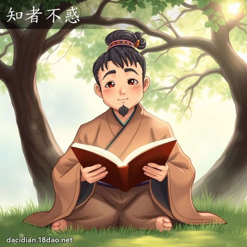 知者不惑 - 國語大辭典配圖