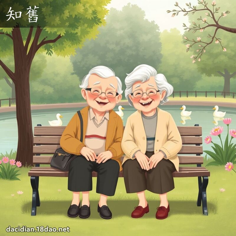 知舊 - 國語大辭典配圖