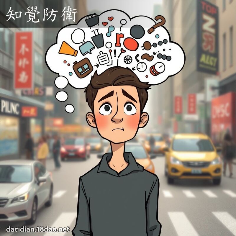 知覺防衛 - 國語大辭典配圖