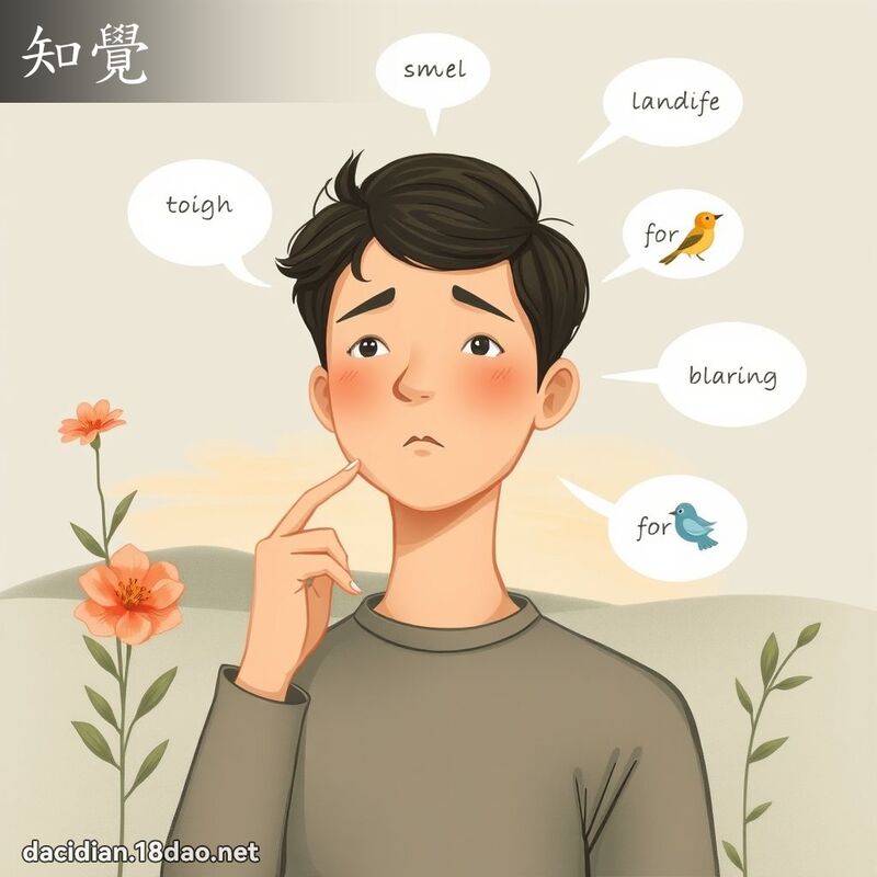 知覺 - 國語大辭典配圖