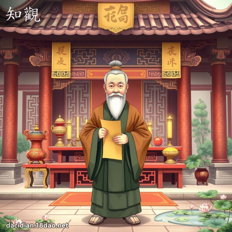 知观 - 国语大辞典配图