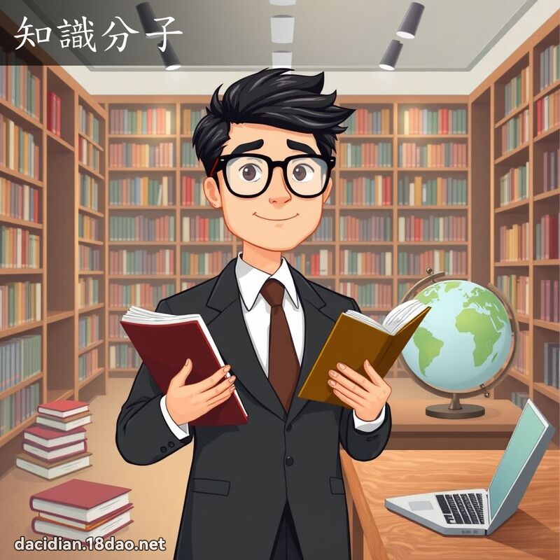 知識分子 - 國語大辭典配圖