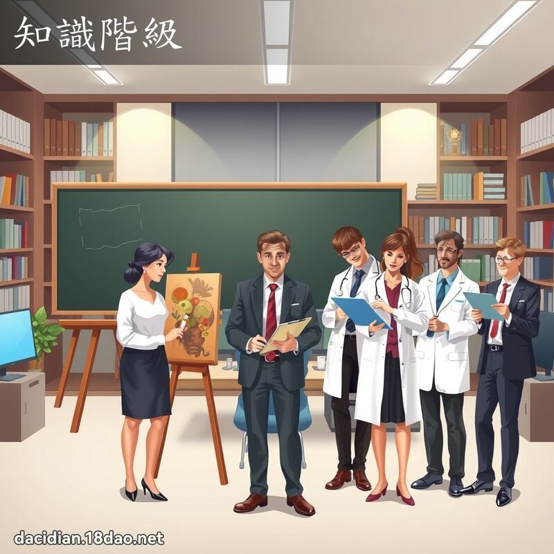 知識階級 - 國語大辭典配圖