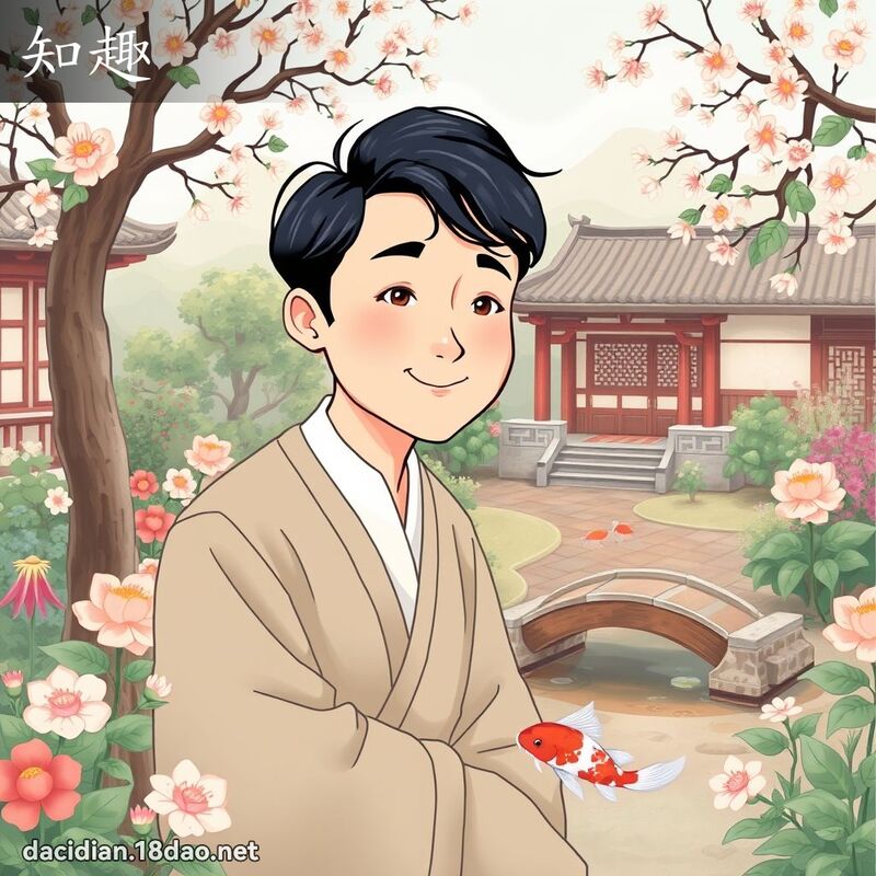 知趣 - 國語大辭典配圖