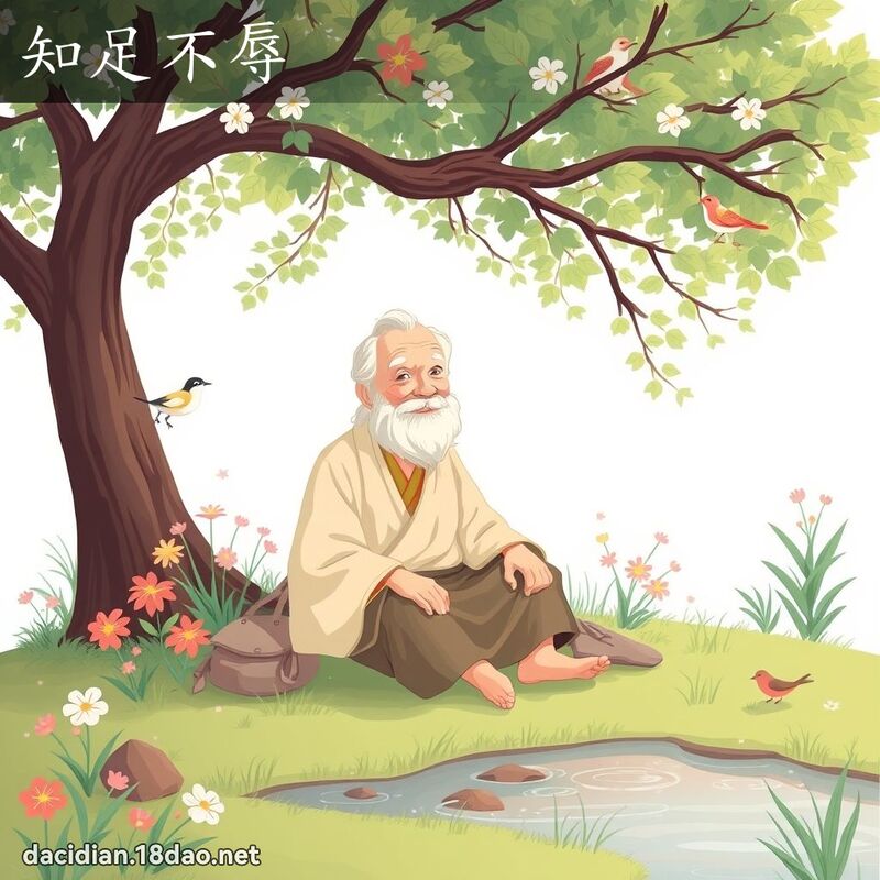 知足不辱 - 國語大辭典配圖